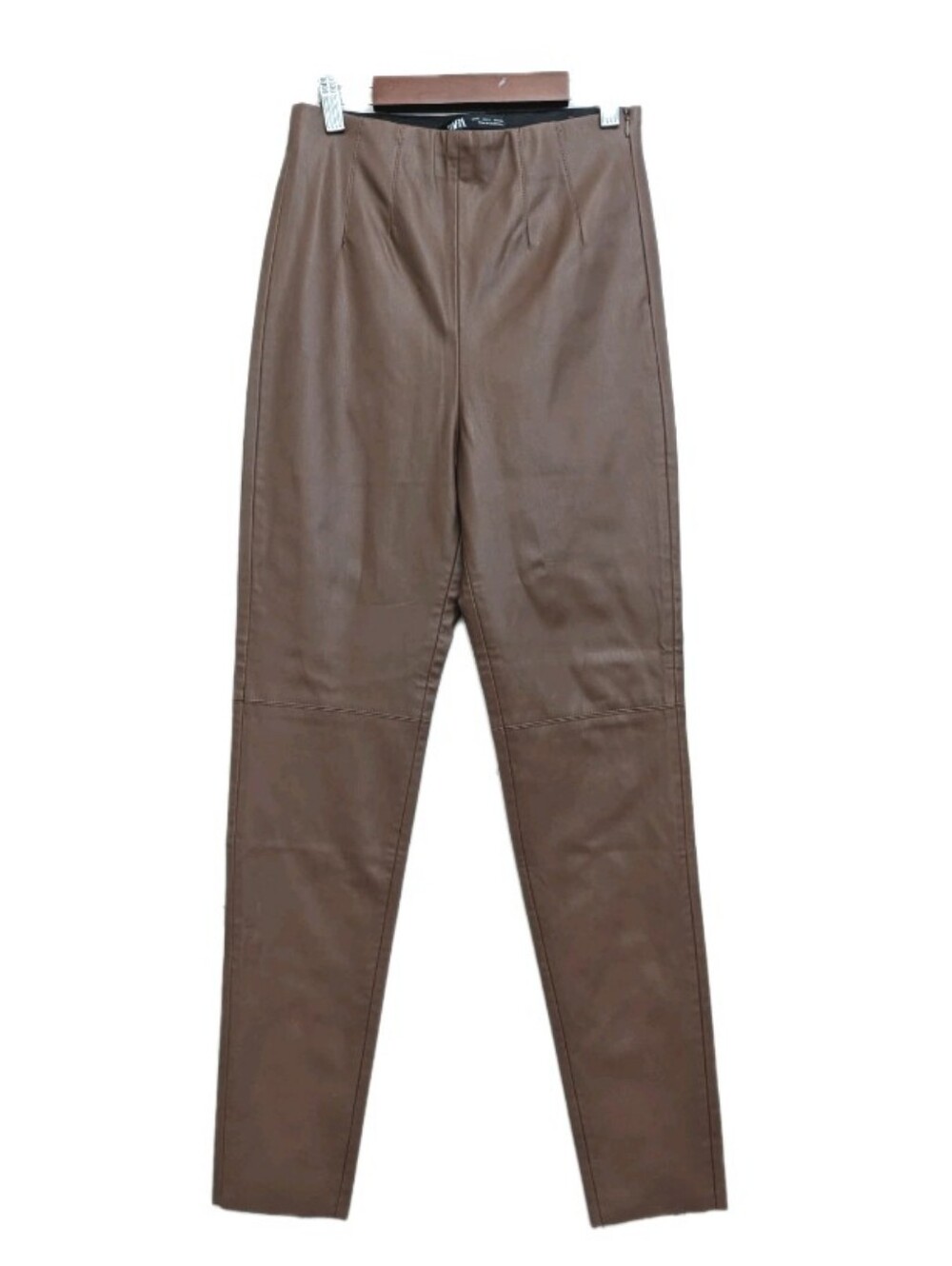 Zara Faux Leather High Waisted  Pants Small